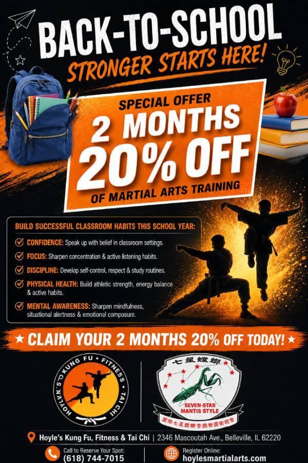 Back-to-School Special — 2 Months at 20% Off!